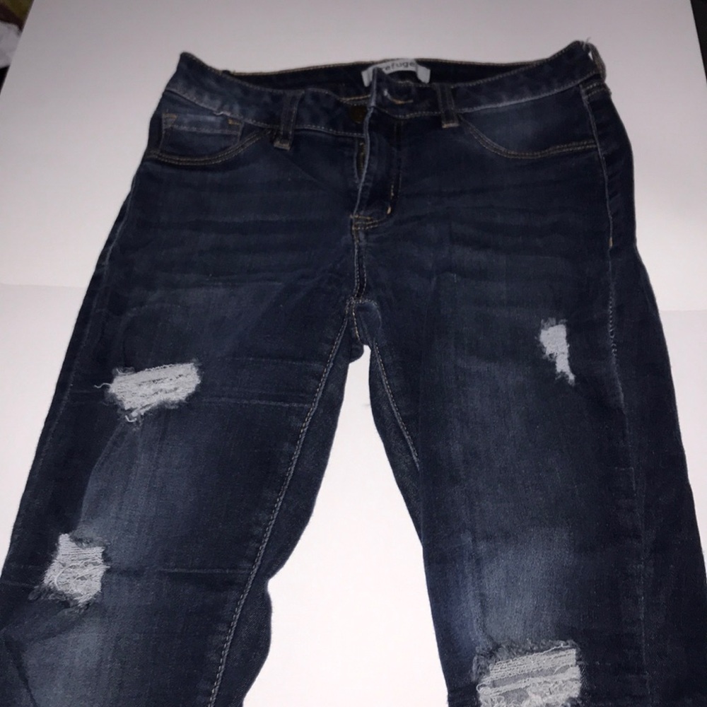 super cute ripped tight jeans